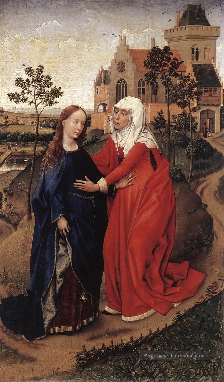 Visite hollandais peintre Rogier van der Weyden Peintures à l'huile